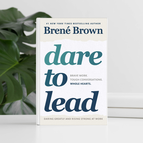 Dare to lead by Brene Brown book cover