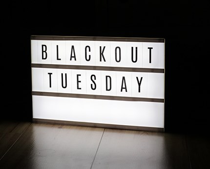 The rise and fall of #blackouttuesday