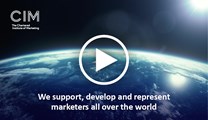 We are CIM video about The Chartered Institute of Marketing